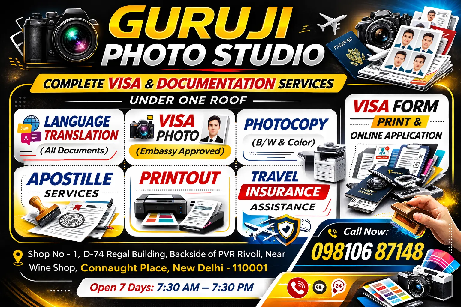 Professional Photographer at work